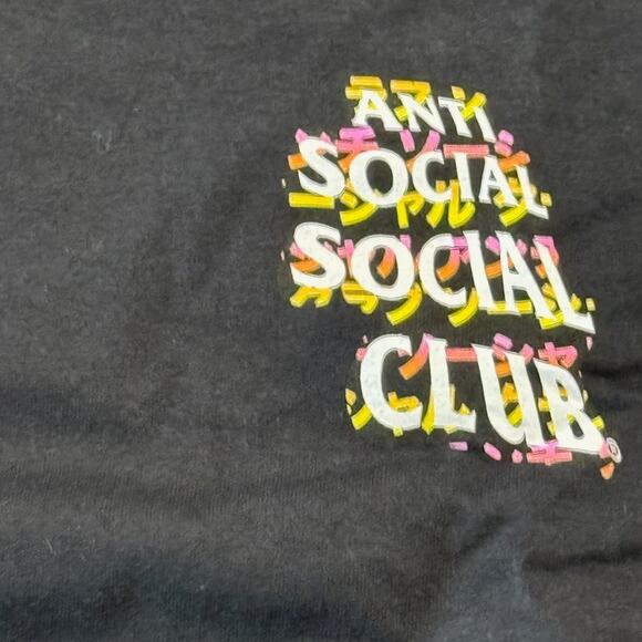 Anti Social Social Club Twisted Quickness Tee*Size Large*NEW WITH TAGS - Picture 5 of 9
